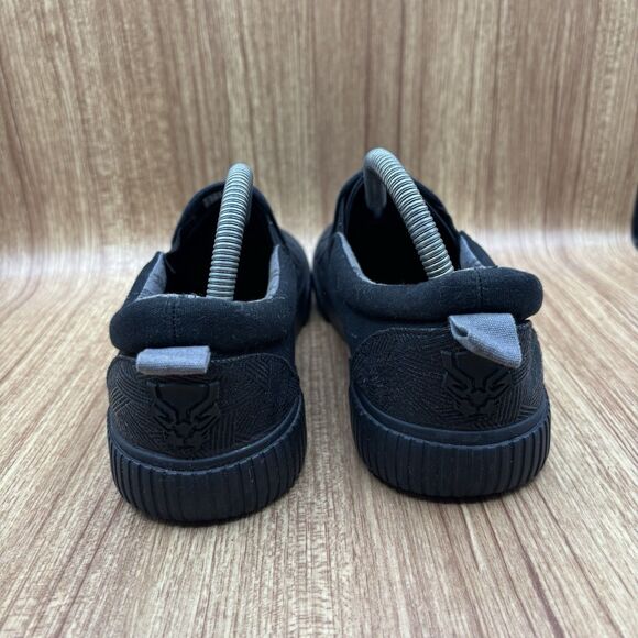 Marvel Black Panther Sneaker Sz 9 Low Top Slip On Casual Athleisure Ground Up - Picture 4 of 8